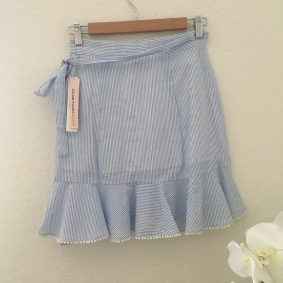 NWT Aqua Ruffle Skirt - Picture 7 of 9